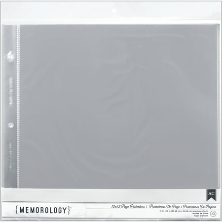 American Crafts Page Protectors, 12" x 12", 10/pkg
