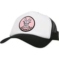 thumbnail image 1 of Happy Bunny - Not Caring Trucker Cap, 1 of 1