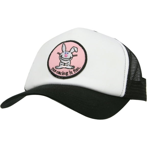 Happy Bunny - Not Caring Trucker Cap