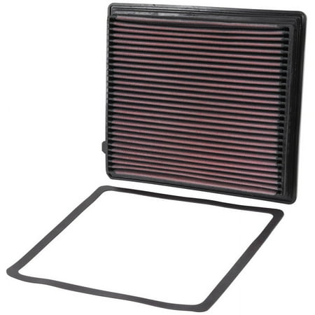 K&N Engine Air Filter: High Performance Premium Washable Replacement Filter: 2000-2008 CHRYSLER/DODGE (Voyager III Town & Country Van Grand Voyager Voyager Van Caravan Grand Caravan) 33-2206