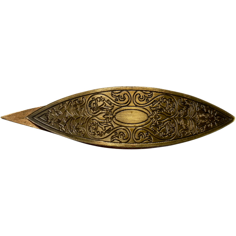 Lacis Victorian Engraved Tatting Shuttle-Antique Bronze GL21-ANTIQ -  GettyCrafts