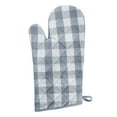 thumbnail image 3 of Achim Buffalo Check Polyester/Cotton Oven Mitt - Grey - 7-in x 13-in - Set of Two, 3 of 3