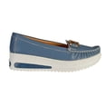 thumbnail image 2 of Zapato Confort Moderno Para Mujer CASTALIA 561-102 Azul Suela Alta, 2 of 2