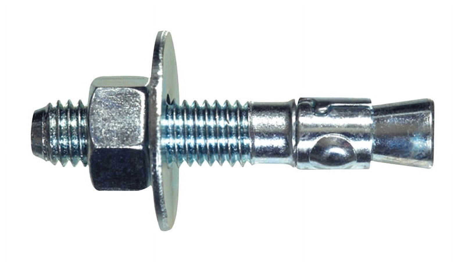 Hillman Power Stud 1/2 In. x 5-1/2 In. Zinc-Plated Wedge Anchor (25-Count) — Construction & DIY Use, Standard Hardware Spec