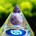 thumbnail image 4 of Zodiaco amatista piramide generador ergía Emf protección Natural torre ergía de meditación decoración ornamentos Cáncer Yotijar pirámide de energía, 4 of 4