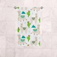 thumbnail image 6 of GZHJMY Fingertip Hand Towels, 2 Pack Pcs Llama Cactus Mountain Absorbent Face Bath Towels for Bathroom Kitchen, 30"x15", 6 of 6