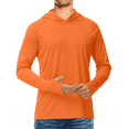 thumbnail image 3 of Sanmadrola Mens UPF 50+ Sun Protection Hoodie Fishing Shirts for Men Long Sleeve SPF Hiking Running Workout Thumbhole Shirt Hooded Quick Dry Lightweight, 3 of 8