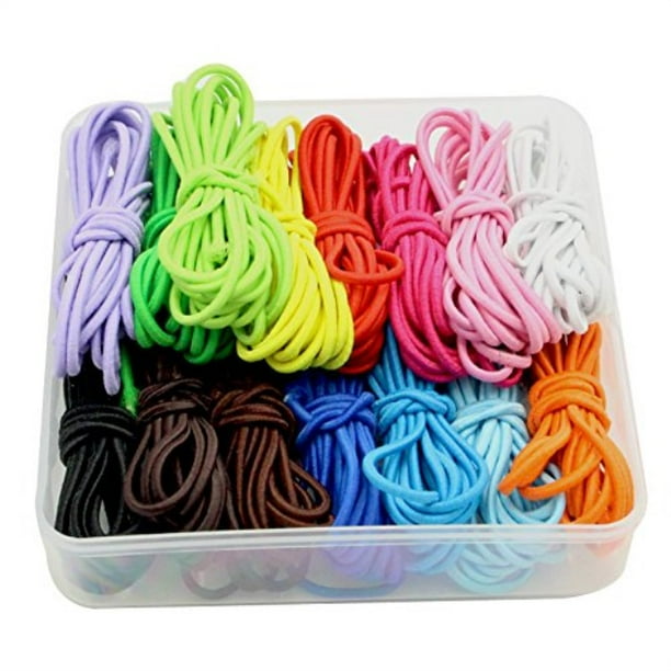 30yards elastic string 2mm thickness rubber rope jewelry cords