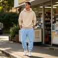thumbnail image 6 of Wutalume Men's Slim Fit Joggers — Sweatpants with Tapered Leg, Drawstring Waist, Comfortable Lounge Pants for Active Days, 6 of 7