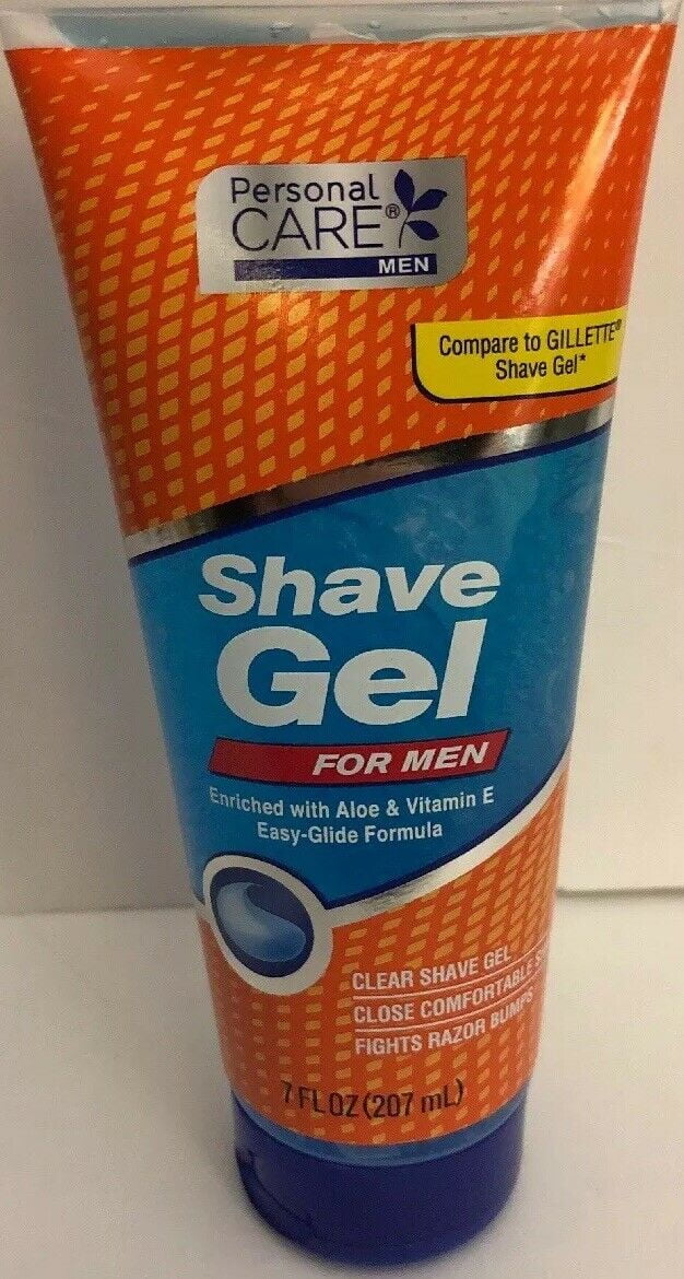 Sensitive Skin Care Shaving Shave Gel Men Moisturizes Aloe And Vitamin E