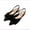 Black, variant on CHICVOMEY Women's Bow Pointed Toe Flats Comfortable Satin Slip On Flats Slim Casual Sandals for Work Commute & Daily Wear