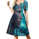 thumbnail image 1 of Vestido sin mangas Shaman Of Astral Medicine ropa de fiesta vestido holgado para mujer vestidos para mujer, 1 of 5