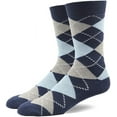thumbnail image 5 of Classic Dark Stripes for Sizes 10-16 Big & Tall Men's Argyle Sock Pack, 5 of 7