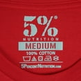 thumbnail image 3 of 5% Nutrition Rich Piana Red Muscle T-Shirt, Cotton Legend Short Sleeve Bodybuilding Gym Tee for Men, 3 of 5