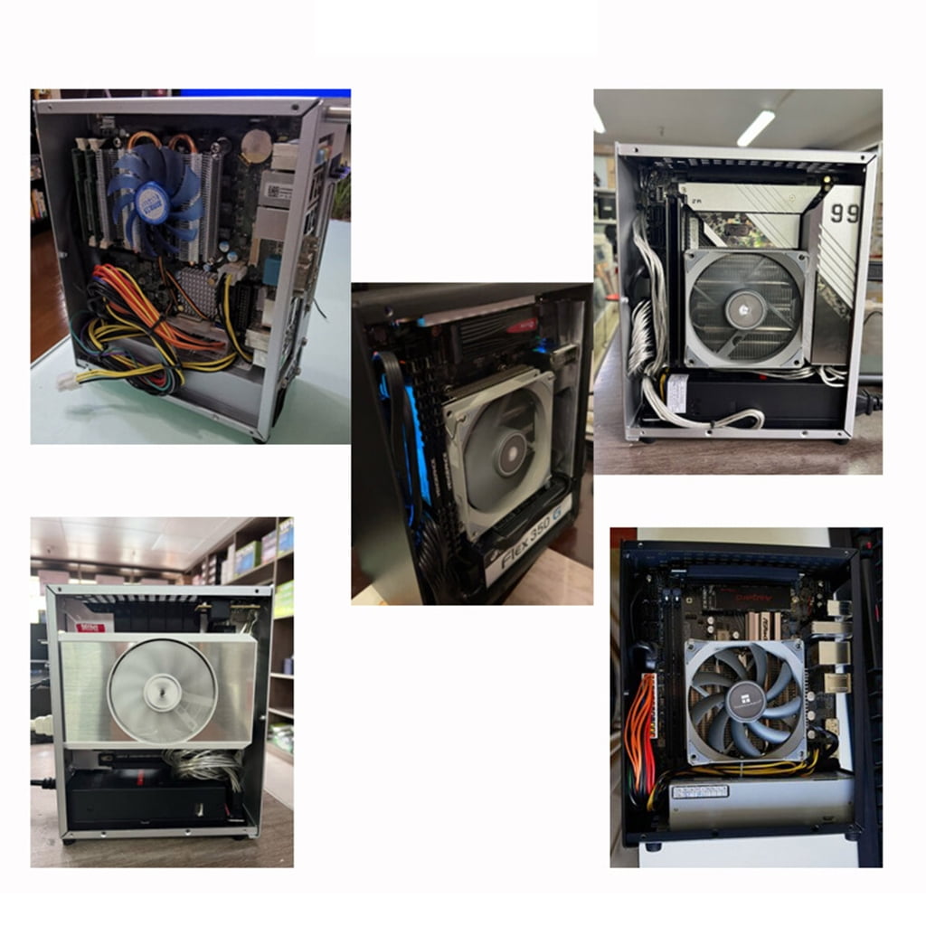 CIYISON Aluminum Mini ITX Chassis for Desktop PC Case Support Graphics Card RTX2070