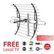Photo 1 of GE Attic Mounted HDTV Antenna, 60-mile Range, VHF UHF 1080P 4K, Mounting Pole Included, 33692