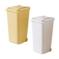 thumbnail image 4 of 2Pcs Waste Bin Household Trash Bin for Dormitory Office Desk Kitchen Bedroom, 4 of 5