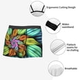 thumbnail image 5 of Kdxio Men's Boxer Briefs with Hippie Style Print - Comfortable and Breathable Underwear for Everyday Wear, 5 of 7