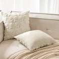 thumbnail image 4 of Fundas de almohada MIULEE Christmas Coquette, color beige con lazo, 45 x 45 cm, 4 of 6