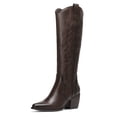 thumbnail image 1 of DREAM PAIRS Botas Vaqueras para Mujer Hasta Las Rodilla, Cowboy Boots Mujer Con Tacón, 1 of 5