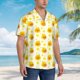 thumbnail image 3 of Fotbe Ducky Cartoon Camisa Hawaiana para Hombre Unisex – Camisa Casual de Verano con Botones de Manga Corta de Algodón y Lino,3X-Large, 3 of 7