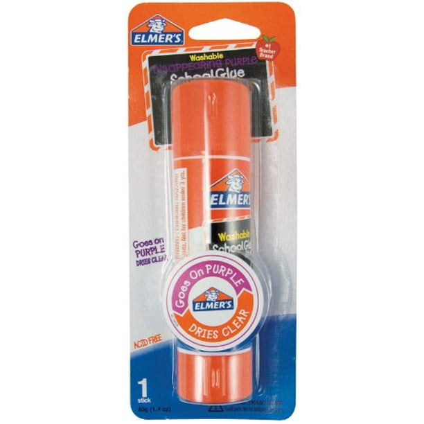 Elmer's Jumbo Disappearing Purple School Glue Stick, 1.4 Ounces