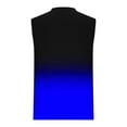 thumbnail image 3 of Hombres Moda Casual sin Mangas Gradación Impresión Suéter Cuello Redondo Tanque Deportivo, 3 of 4