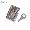 thumbnail image 2 of J402 Cabinet Box Square Lock With Key Spring Latch Catch Toggle Locks Hasp 1pc, 2 of 6
