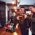 thumbnail image 5 of golytefs 3L Whiskey Barrel with Bracket Retro Faucet Wooden Barrel Wine Storage Container, 5 of 9
