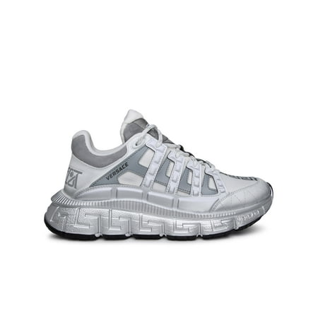 

Versace Man White Leather Blend Sneakers