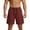 Wine, variant on Vornjynx Cargo Shorts for Mens, Drawstring Quick Dry with Pockets Lightweight Casual Active Shorts Black 3XL