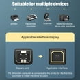 thumbnail image 6 of USB 2.0 to USB B Cable, USB Type B to USB 2.0 for PC, Laptop, Printer, Scanner Controller, 6 of 9