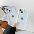 thumbnail image 3 of Cute Curly Wave Frame Shape Shockproof Soft Compatible with iPhone Case (Black,iPhone 12 Pro Max), 3 of 8