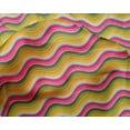 thumbnail image 4 of oneOone Silk Tabby Fabric Serpentine Stripe Print Fabric By Yard 42 Inch Wide, 4 of 4