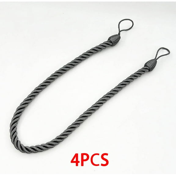 AUQ Curtain Tiebacks,Modern Trendy Curtain Holders for Wall,Customizable Tie Backs for Curtains,Decorative Curtain Rings for Window,Gold-4