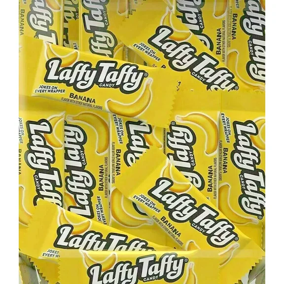 Laffy Taffy Banana Mini Bars Approx. 45 Count 15oz SUPER SAVER BULK CANDY