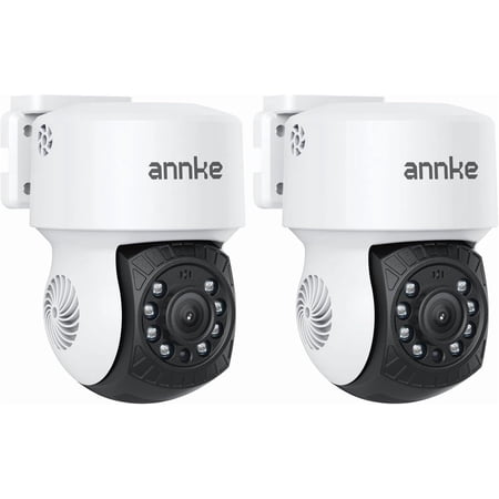 2Pack 1080P 2MP AHD CCTV Home Surveillance Dome Wired PT Camera with 350° pan and 90° tilt, 100ft IR Night Vision, IP65 Weatherproof Security Add–On Cam for Outdoor, Wide Compatibility - APT200