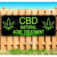 thumbnail image 1 of CBD Natural Acne Treatment 13 oz Vinyl Banner With Metal Grommets, 1 of 4