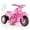 Pink, variant on Costway 6V Kids Bubble Car Electric Ride on Motorcycle with Music Button & LED Headlight Pink