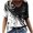 Grey, variant on JURANMO Short Sleeve V Neck T Shirts for Women, Womens Summer Tops Fashion 2024 Floral Print T Shirts Casual Short Sleeve Shirts Loose Fit Tshirts Todays Daily Deals Gray XXL