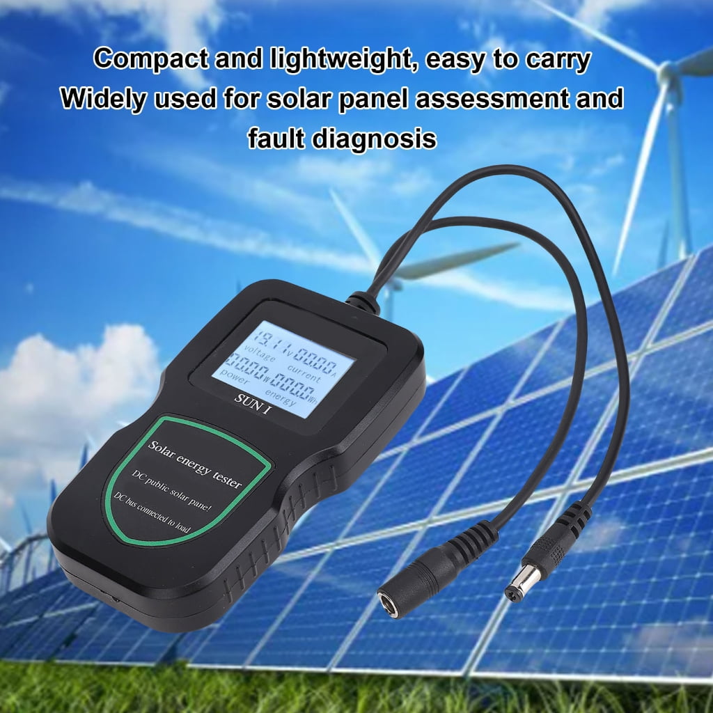 MOMOJIA Solar Panel Tester MPPT Photovoltaic Panel Multimeter 100W/200W/300W/500W