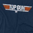thumbnail image 3 of Top Gun Mens Distressed Logo T-Shirt, 3 of 5