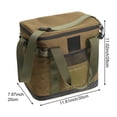thumbnail image 7 of Hzzsbu Cooler Bag Large Capacity Insulated Picnic Storage Bag, Foldable Leakproof & Portable Food Delivery Bag, Soft Cooler Box for Camping BBQ Beach Fishing Outdoor Travel, 7 of 7