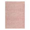 thumbnail image 3 of Unique Loom Paxon Trellis Collection Area Rug - Maeve (10' x 14' Rectangle Rose Pink/Ivory), 3 of 7