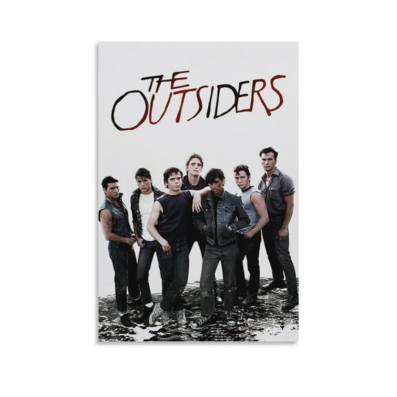 The Outsiders Movie Poster Wall Art Poster Bedroom Prints Home Decor Hanging Picture Canvas Painting Posters