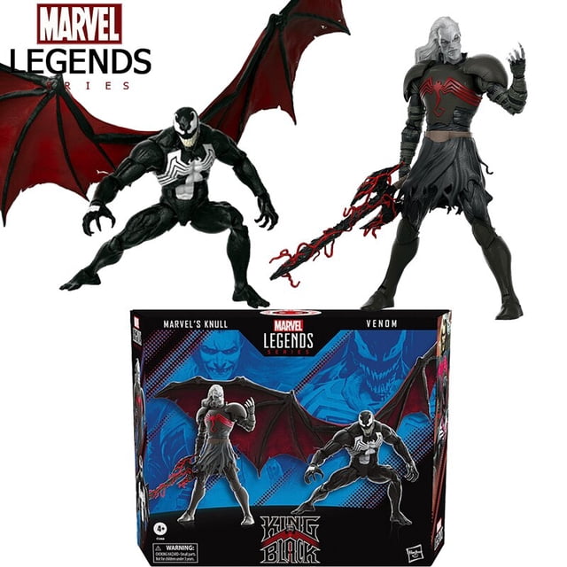 Original ML Legends With Wings Venom Knull Action Figure Toys Luxury Set 6 Inch Movable Statue Model Doll Collectible GiftsSet He Qiyong unisex