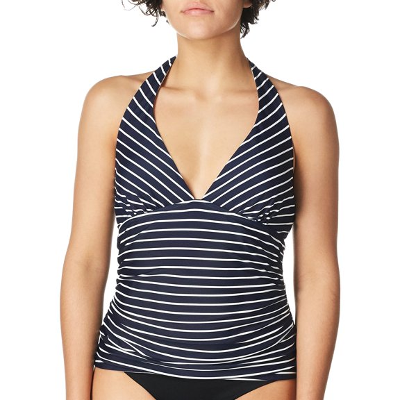 MSRP $88 Tommy Hilfiger Women's Standard Tankini Swimsuit Top Navy Size XS