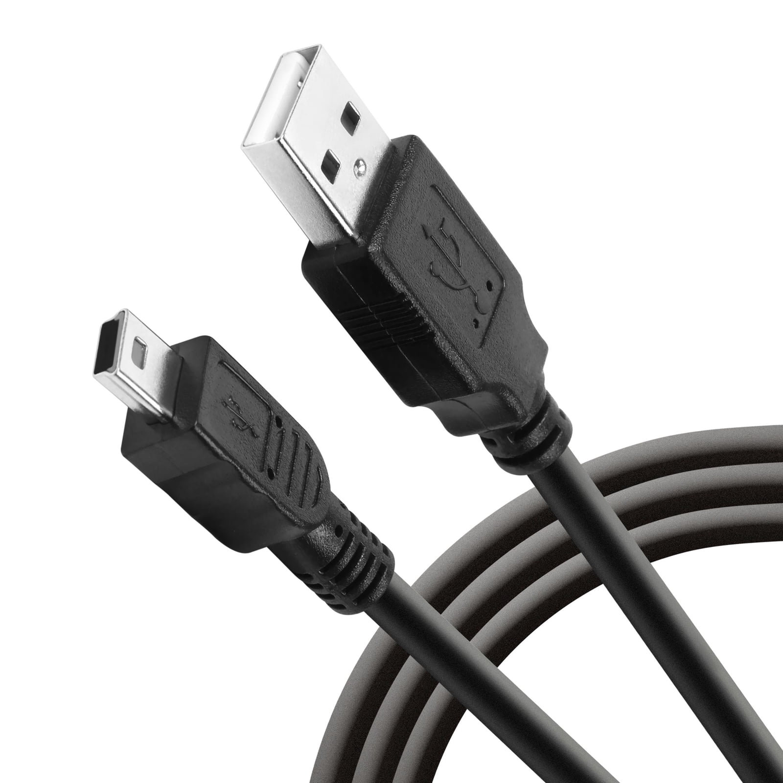 6ft USB 2.0 USB Male Type A to Mini B 5pin Cable Cord Lead w/ Magnetic Ring 