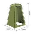 thumbnail image 4 of Yibooy Outdoor Bath Tent Folding Privacy Mobile Toilet UV Protection ( Green), 4 of 10