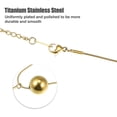 thumbnail image 3 of Vocoste Gargantilla Collares Dainty Colgante Gargantilla Collar Cadena para Mujer Niña Tono Dorado, 3 of 6